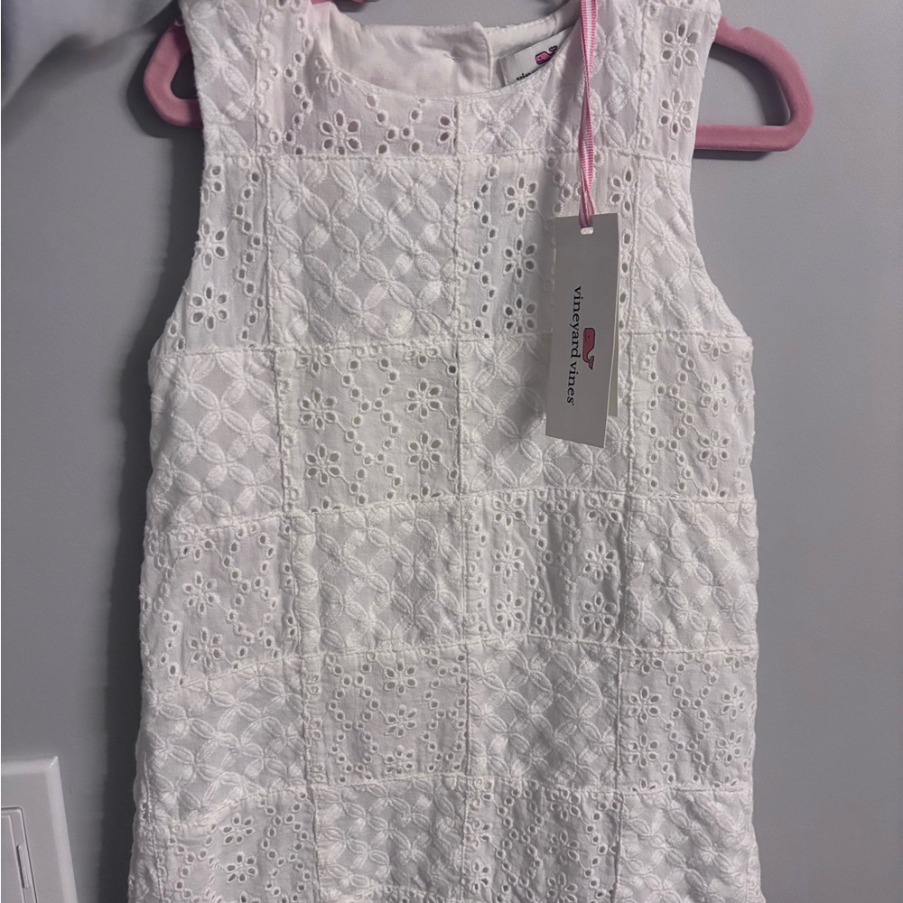 Vineyard Vines White Eyelet Dress